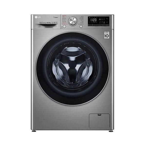 LG Vivace Washing Machine 10.5 Kg - Silver - F4V5RYP2T