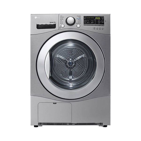 LG Dryer, Condensing Type, 10.2 Kg, Sensor Dry, Smart Diagnosis™ - Silver - RC9066C3F