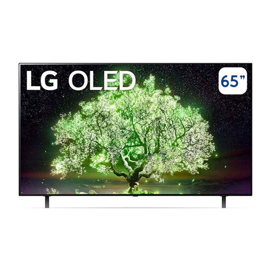 LG OLED TV 65 Inch Cinema Screen Design 4K Cinema HDR WebOS Smart AI ThinQ Pixel Dimming -  Model OLED65A1PVA