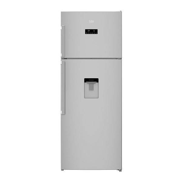 Beko Refrigerator No Frost 2 Doors 500L With Dispenser - Stainless Steel - RDNE500E12DX
