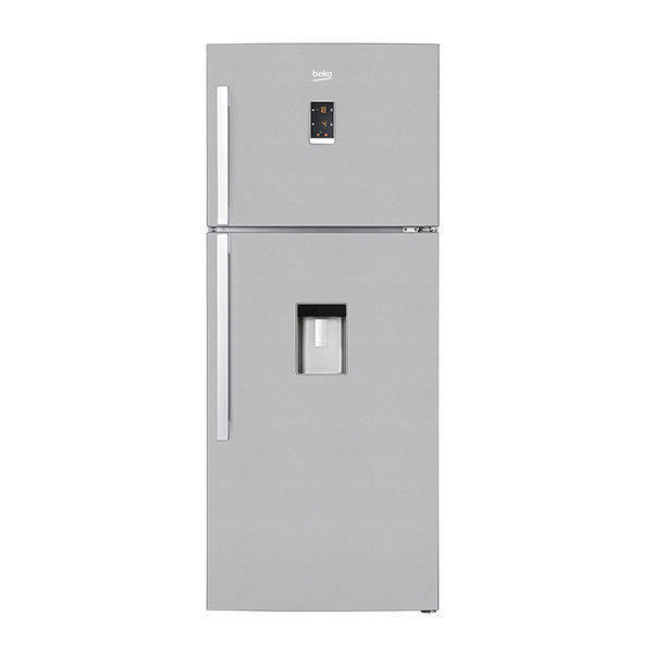 Beko Refrigerator No Frost 2 Doors 530L With Dispenser - Stainless Steel - DN153720DX