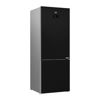 Beko Combi Refrigerator No Frost 2 Doors 501L - Black Glass - RCNE560E35ZGB