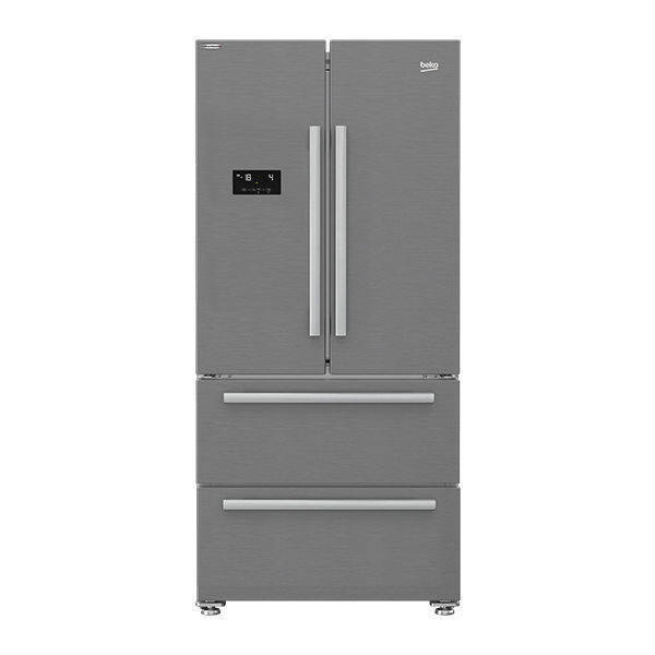Beko Refrigerator No Frost 2 Doors + 2 Drawers 635 - Stainless Steel - GNE60500X