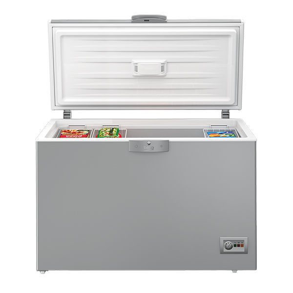 ElIraqi Company Beko Chest Freezer 375L Defrost Silver HSA40500S
