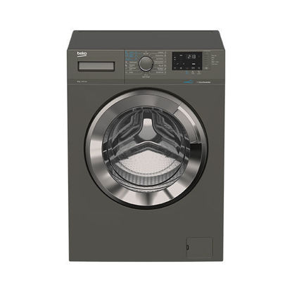 Beko Washing Machine 8Kg Digital Inverter Steam - Silver - WTV 8612 XMCI