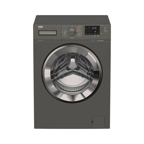 Beko Washing Machine 9Kg Digital Inverter Steam - Silver - WTX 91232 XMCI