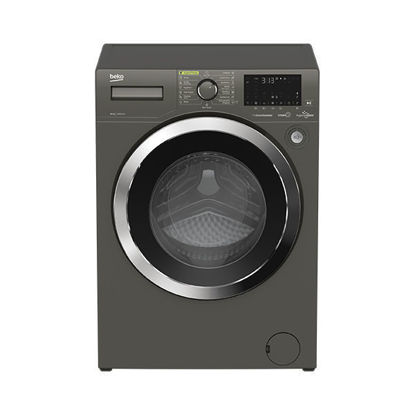 Beko Washing Machine 10Kg Digital Inverter Steam - Silver - WTE 10736 CHT
