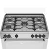 Beko Gas Cooker 5 Burners 60*90 cm - Stainless Steel - GGR15115DXNS