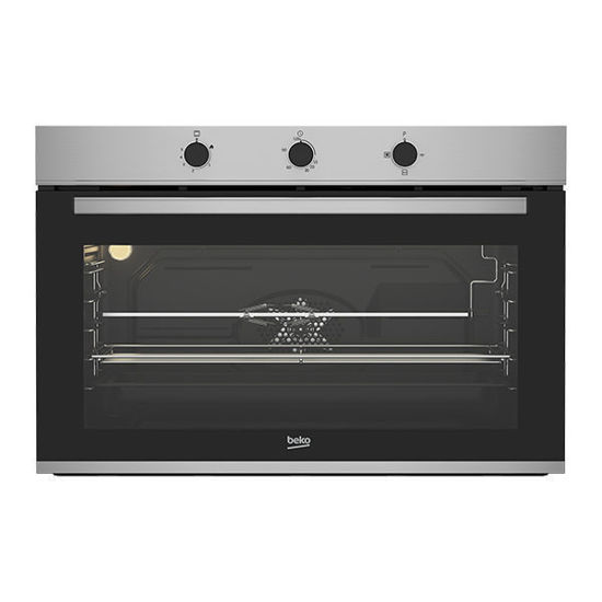 Beko Built-In Gas Oven With Fan 90 cm - Stainless Steel - BBWHT12104XS
