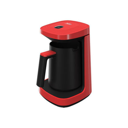 صورة ماكينة قهوة تركي بيكو - لون أحمر - TKM 2940 K
