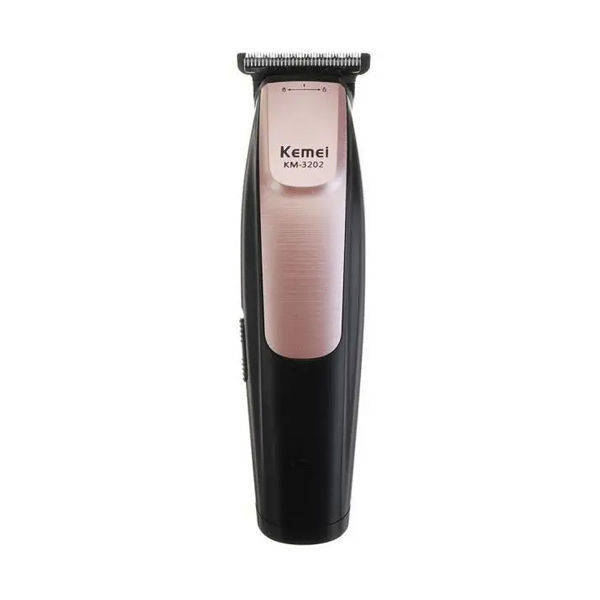 Kemei Cordless Hair Clipper - Black/Gold - KM-3202