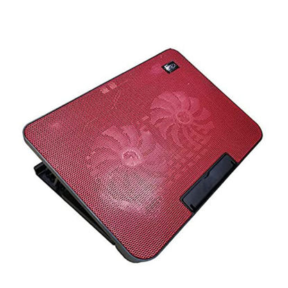Picture of ZERO Foldable Laptop Fan Ergostand for Laptop and Notebook Color Red - ZR750