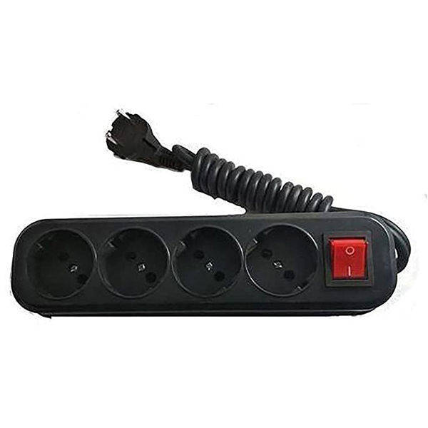 Zero Electricity joint 4 Port 3 meters Black - ZR-20