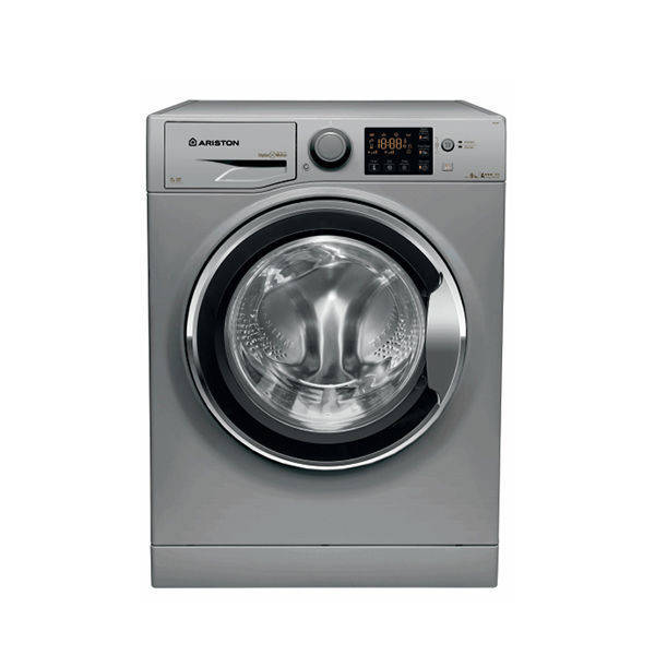 Ariston Front Loading Washing Machine Digital, 9 KG, Silver - RPG9447SXEX