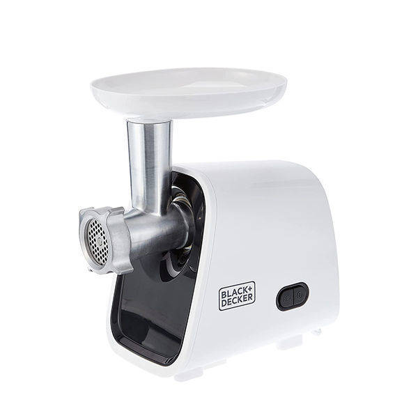 Black & Decker 1500 W Meat Mincer/Grinder, White, Plastic Material - Fm1500 -B5