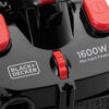 Black & Decker 1600 W Bagless Cyclonic Canister Vacuum Cleaner, Black/Red - VM1680-B5