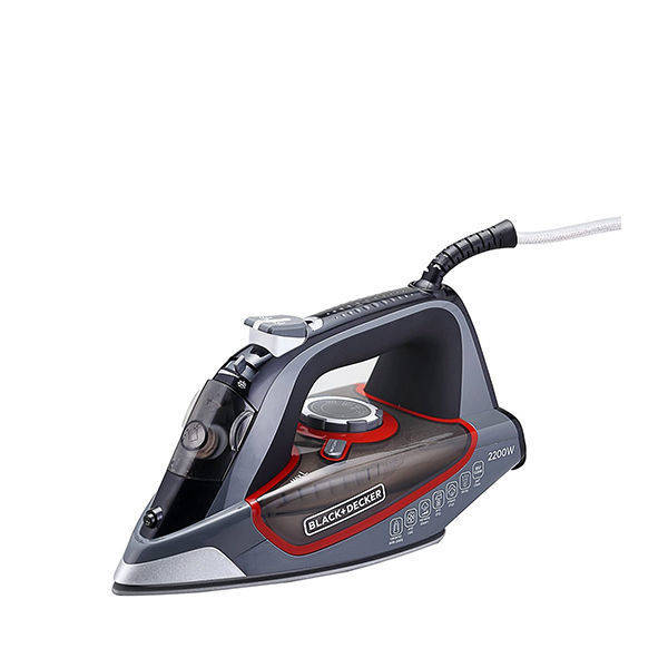 Black+Decker Steam Iron (Brown) 2200-Watt silver - X2050