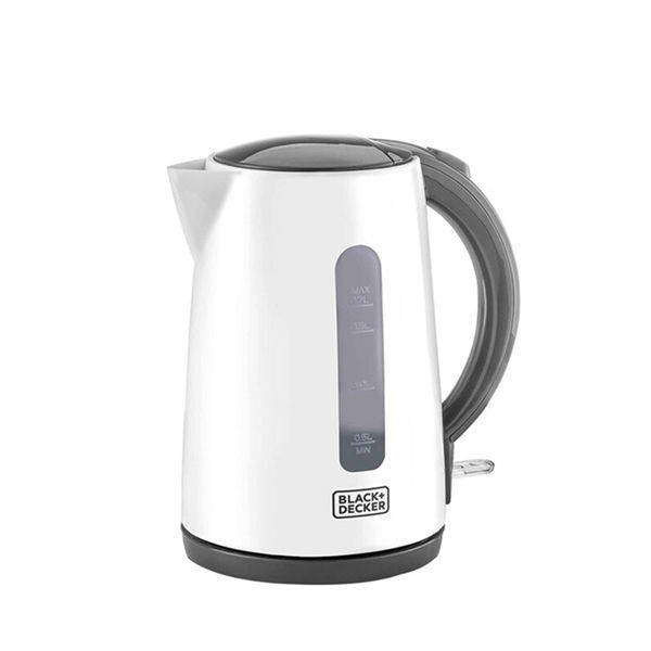 Black + Decker Electric Kettle 1.7 Liter  2200 Watt White - JC70