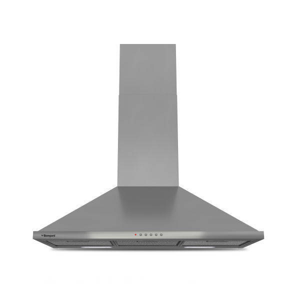 BOMPANI KITCHEN CHIMNEY PYRAMID HOOD 90 CM 550 M3/H 4 SPEEDS STAINLESS STEEL - BOCP443/G