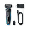 Braun Series 5 EasyClean Wet & Dry Shaver, Blue Black - M1000s
