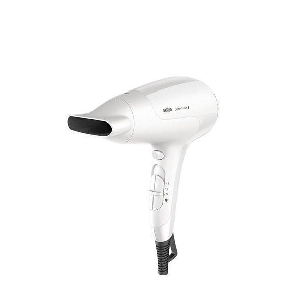 Braun Satin Hair 3 Hair Dryer With Ionic Function 2000 Watt  White - HD380