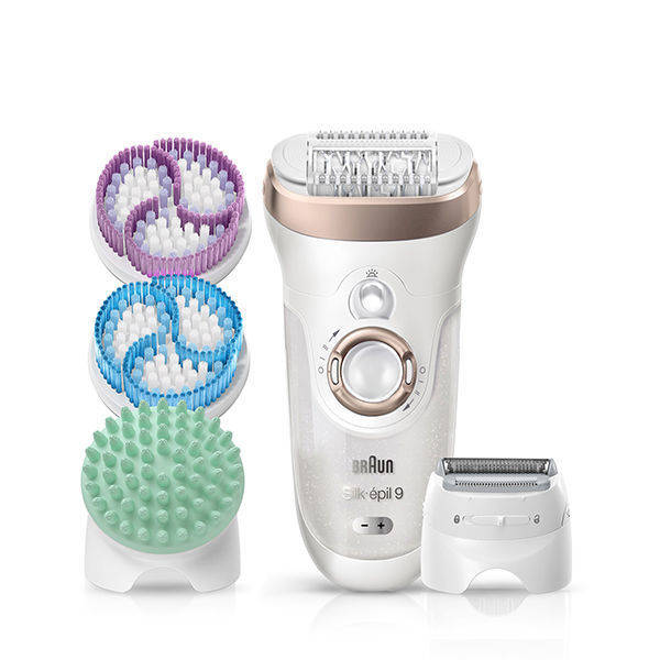 Braun Silk-épil 9 SkinSpa Epilator + 12 Extras -  9-961v