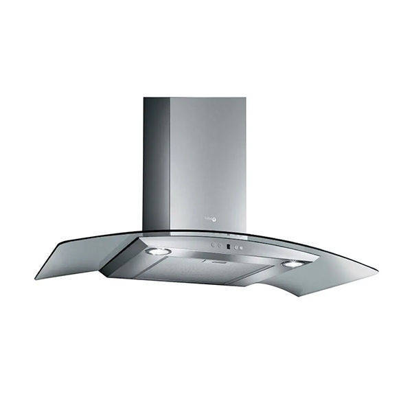 TURBO AIR HOOD CHIMNEY  90 CM PANTHEON GLASS STAINLESS - PANTHEON 90