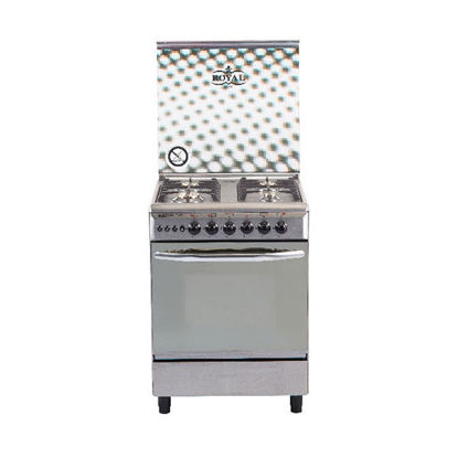 Picture of Royal Gas Cooker Light Cast 60x60 cm With Fan Stainless Steel - 2010261