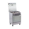 Royal Gas Cooker Light Cast 60x60 cm With Fan Stainless Steel - 2010261
