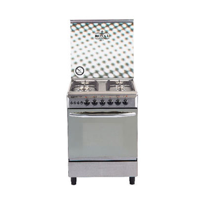 Royal Gas Cooker Light 60x60cm Without Fan Stainless Steel - 2010260
