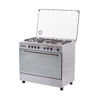 Royal Gas Cooker Crystal Cast 5 Burners 60*80 cm With Fan Stainless Steel - 2010224
