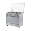 Royal Gas Cooker Crystal Cast 5 Burners 60*90 cm With Fan Stainless Steel - 2010253
