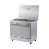 Royal Gas Cooker Crystal Cast Digital 5 Burners 60*90 cm With Fan Stainless Steel - 2010255