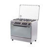Royal Gas Cooker Perfect Cast 5 Burners 60*90 cm With Fan Stainless Steel - 2010242
