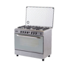 Royal Gas Cooker Master Chef Sensor Cast Digital 5 Burners 60*90 cm With Fan Safety Stainless Steel - 2010186
