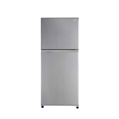 TOSHIBA Refrigerator No Frost 304 Liter, Silver - GR-EF33-T-S