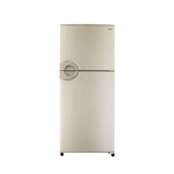 TOSHIBA Refrigerator No Frost 350 Liter, Champagne, Circular handle GR-EF37-J-C