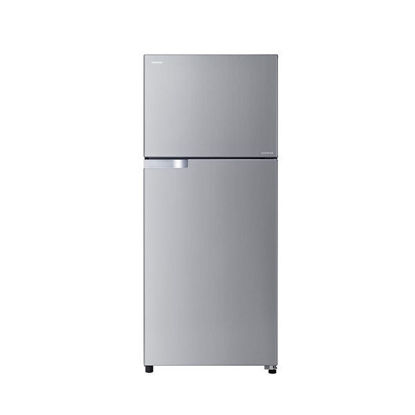 Picture of TOSHIBA Refrigerator Inverter No Frost 359 Liter, Silver - GR-EF46Z-FS