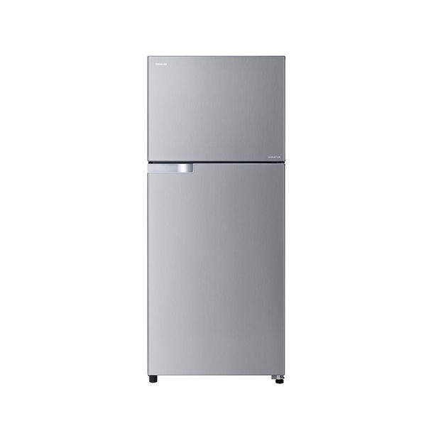 TOSHIBA Refrigerator Inverter No Frost 359 Liter, Silver - GR-EF46Z-FS