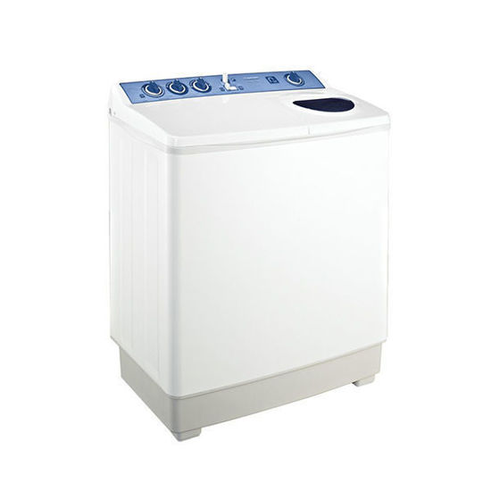 TOSHIBA Washing Machine Half Automatic 7 Kg, 2 Motors, Pump, White - VH-720P