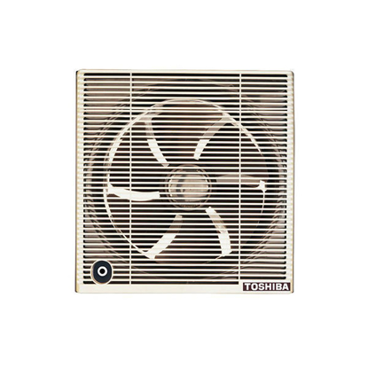 TOSHIBA Bathroom Ventilating Fan 20cm Size 25×25 In Brown Or Off White Color With Privacy Grid - VRH20S1