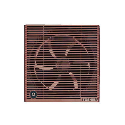 TOSHIBA Bathroom Ventilating Fan 30cm Size 35×35 cm In Brown Or Off White Color With Privacy Grid - VRH30S1