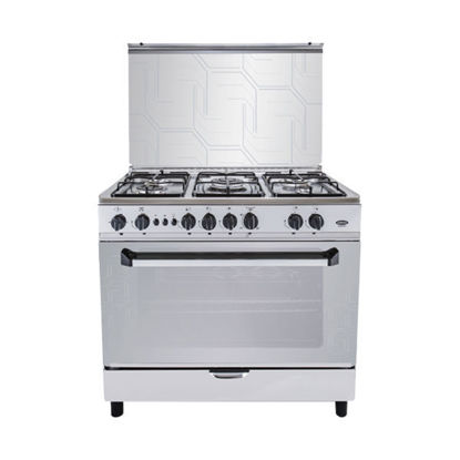 Fresh Gas Cooker Galaxy 5 Burners 90*60 Cm With Fan Stainless - 500003112