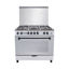 Fresh Gas Cooker Galaxy 5 Burners 90*60 Cm With Fan Stainless - 500003112