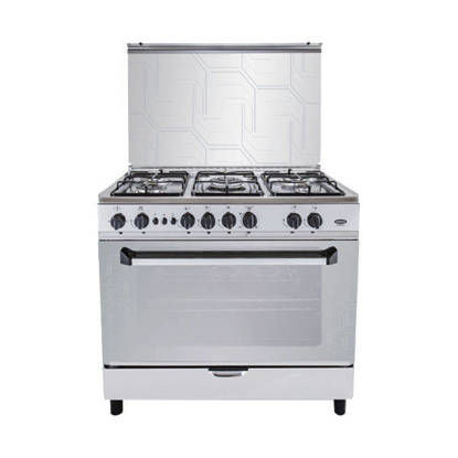 Fresh Gas Cooker Galaxy 5 Burners 90*60 Cm With Fan Stainless - 500016610