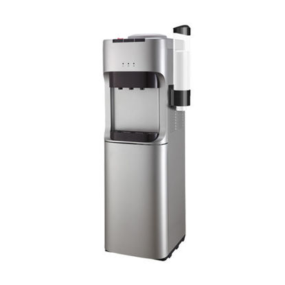 Fresh Water Dispenser 3 Taps Hot/Cold/Warm With Portfolio With Cup Holder Silver - FW-16VCDH