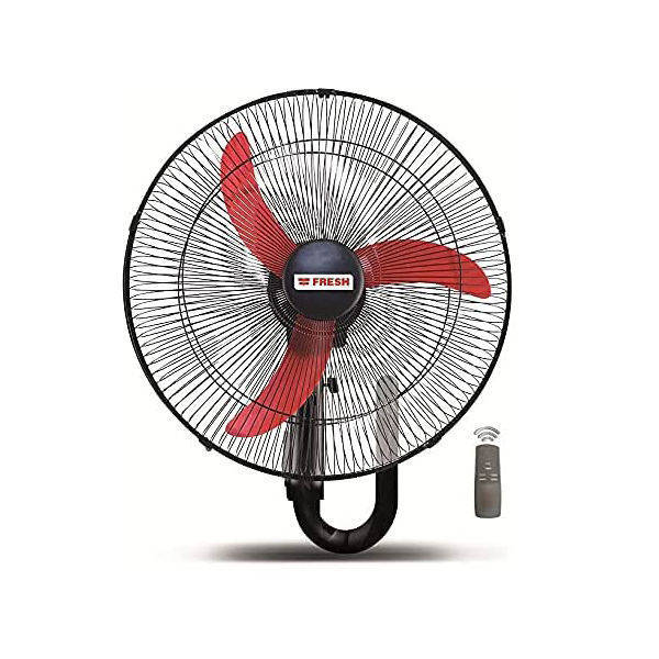 Fresh Fan Wall Shabah 18 inch With Remote Control Black -  fr-18