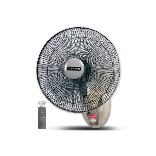 Fresh Wall Fan Hatari 16 inch with Remote Silver - 500004535