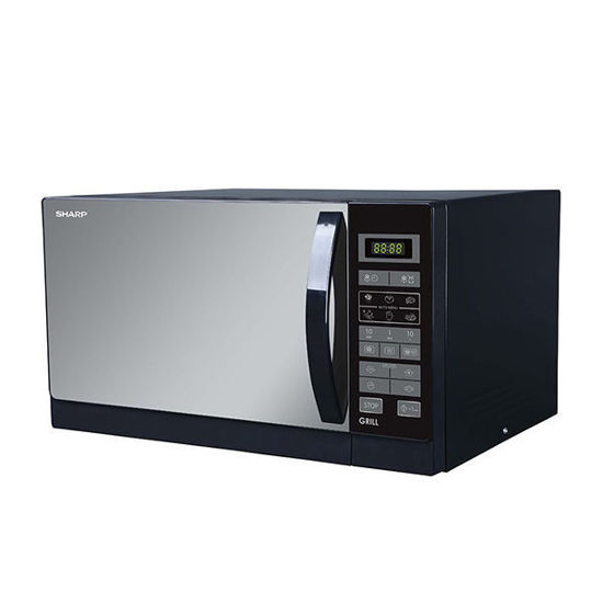 SHARP Microwave Grill 25 Liter, 900 Watt, 6 Menus, Black - R-750MR(K)