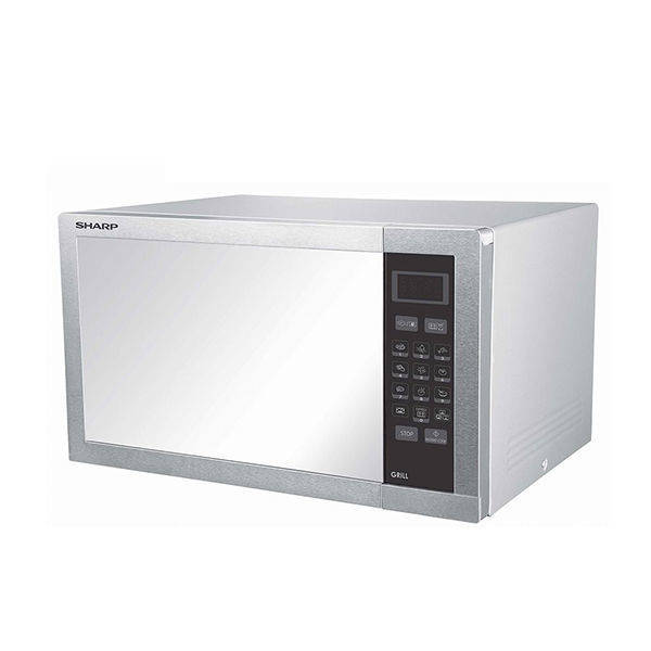 SHARP Microwave Grill 34 Liter, 1000 Watt, 9 Menus, Stainless - R-770AR(ST)